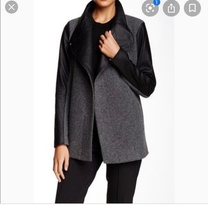 Theory jacket wool/cashmere/leather xs